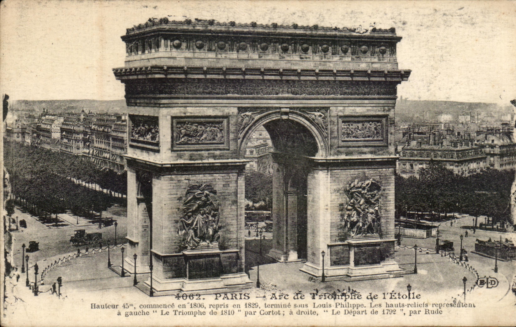CPA Paris Arc De Triomphe de I Etolle