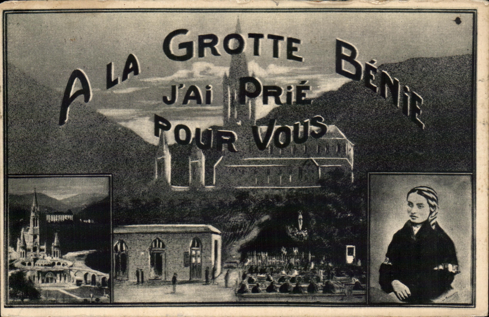 CPA Lourdes Chateau Fort Bernadette