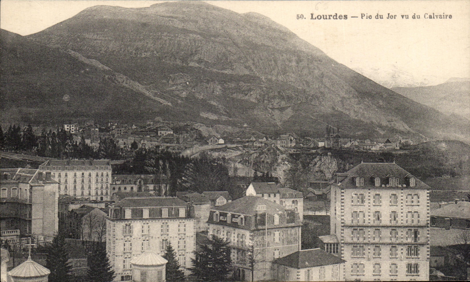 CPA Lourdes Pie Du Jer Vu Du Calvaire