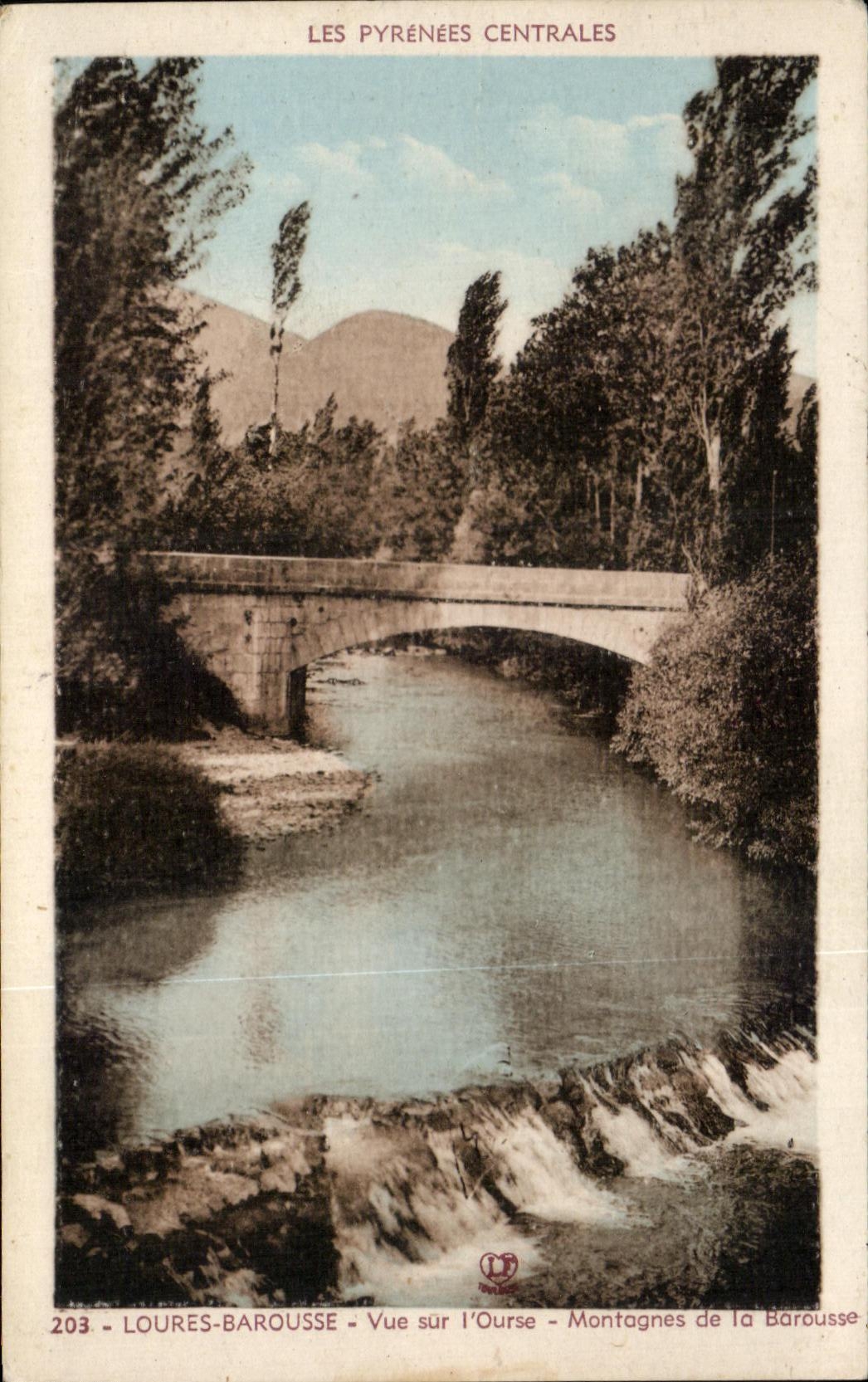 CPA Loures barousse Seen on Orse Mountains of Barousse