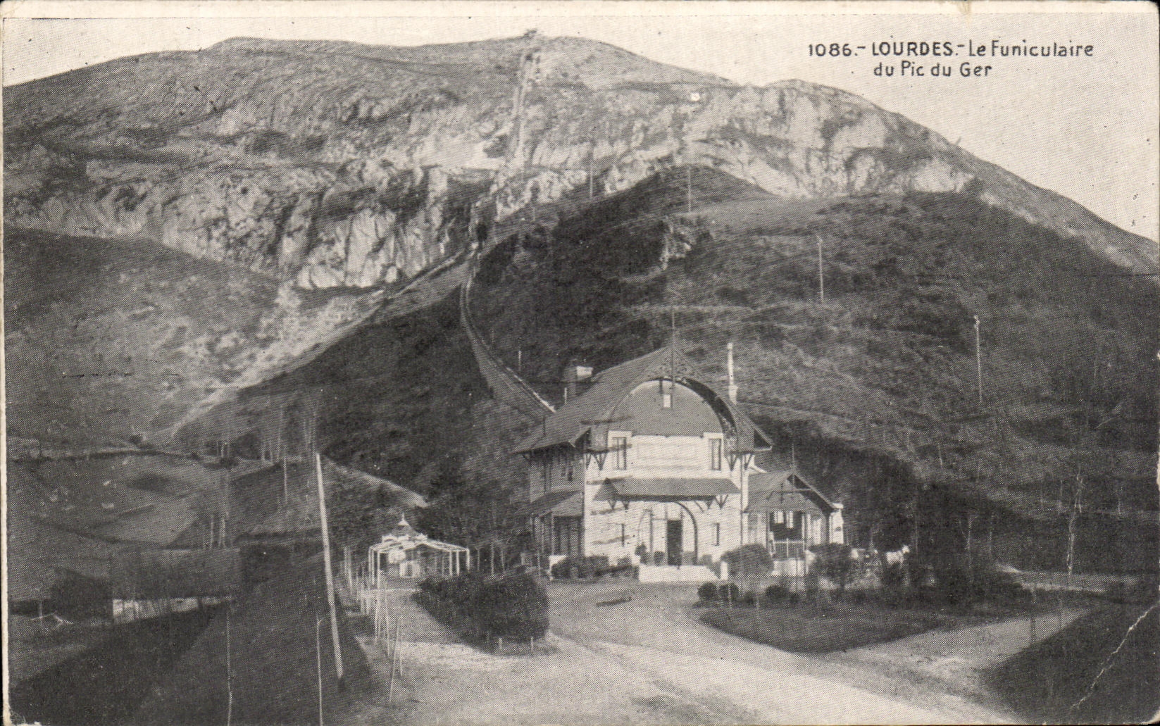 CPA Lourdes Le Funiculaire du Pic du Ger