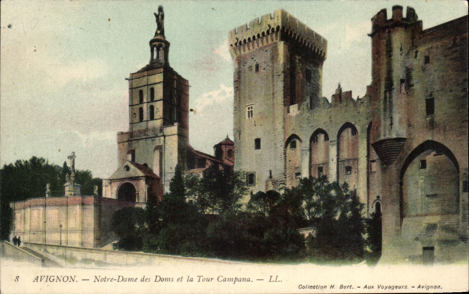 CPA Avignon Notre Dame de Doms y de la vuelta de Campana