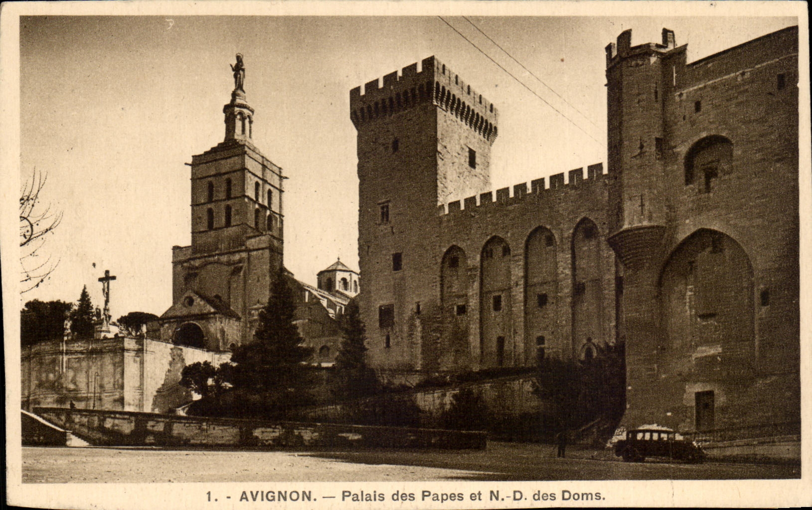 Paladar de CPA Avignon de los papas y del ND de Doms