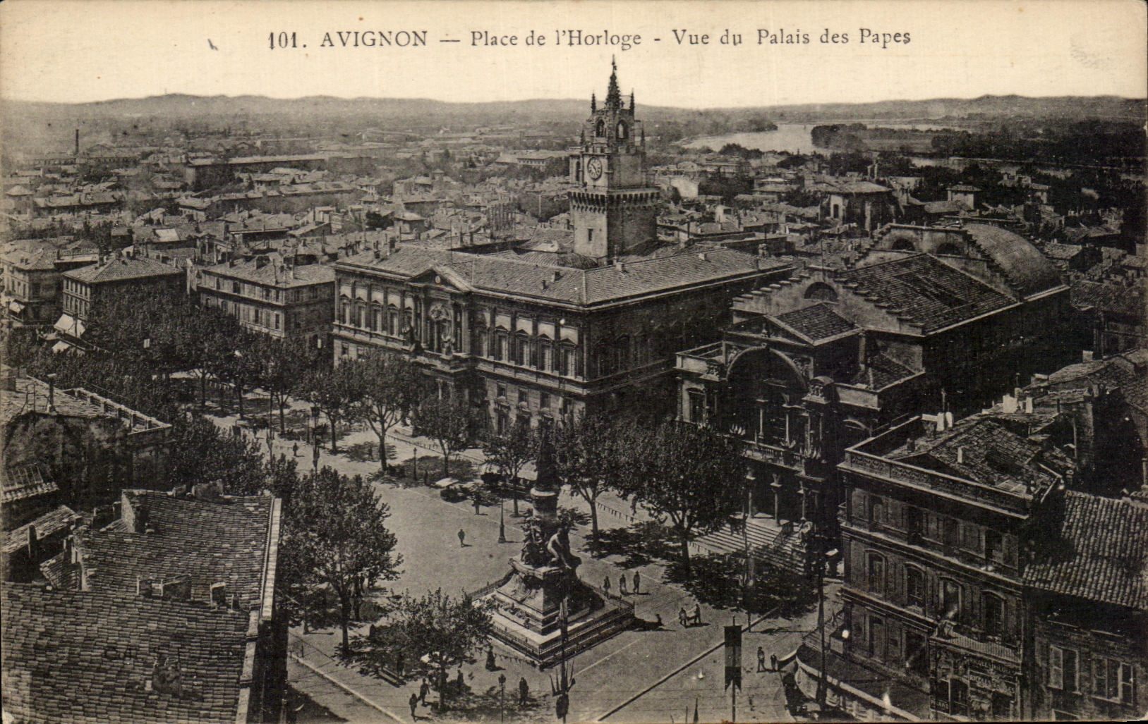 CPA Avignon coloca el reloj visto del paladar de los papas