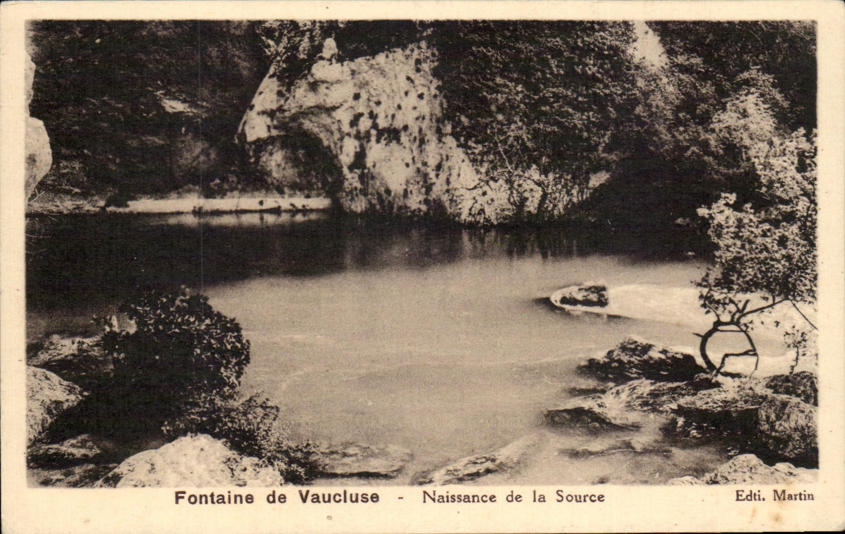 CPA Fontaine De Vaucluse Naissance de la Source