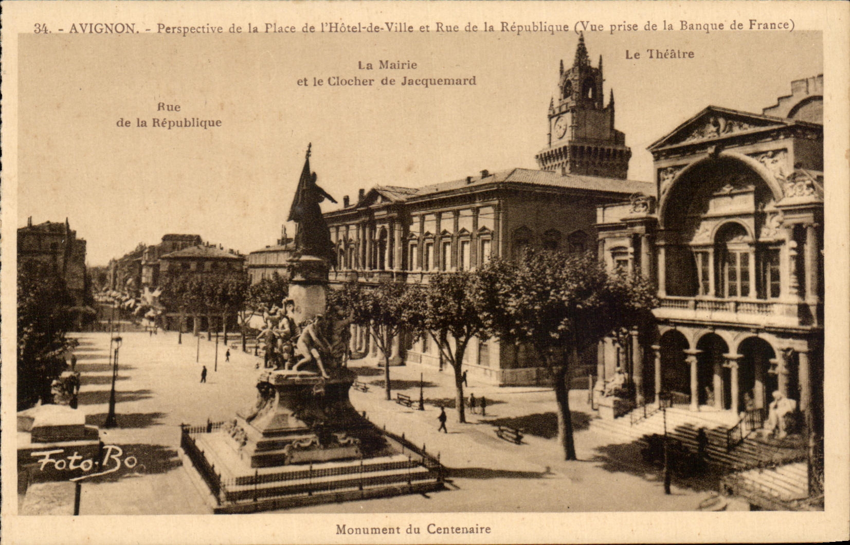 Opinion de CPA Avignon del lugar de la calle de And del ayuntamiento de la republica