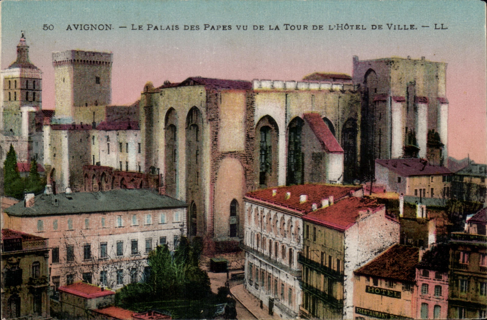 CPA Avignon el paladar de los papas Seen Of la torre del ayuntamiento
