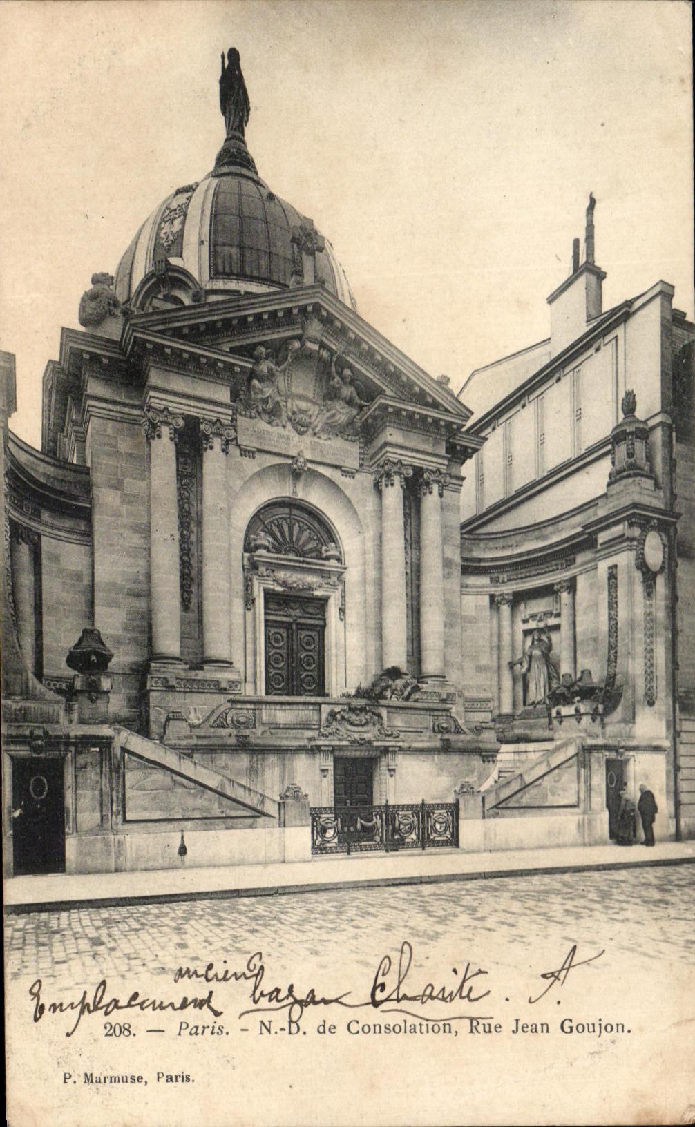 CPA Paris ND de Consolation Rue Jean Goujon 