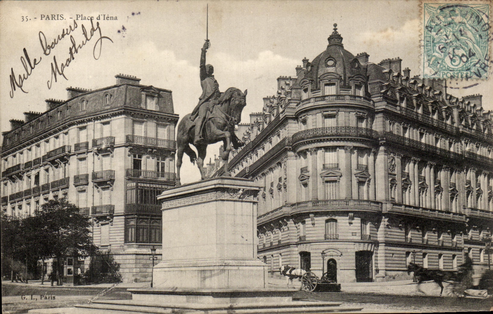 CPA Paris Place d'iena 