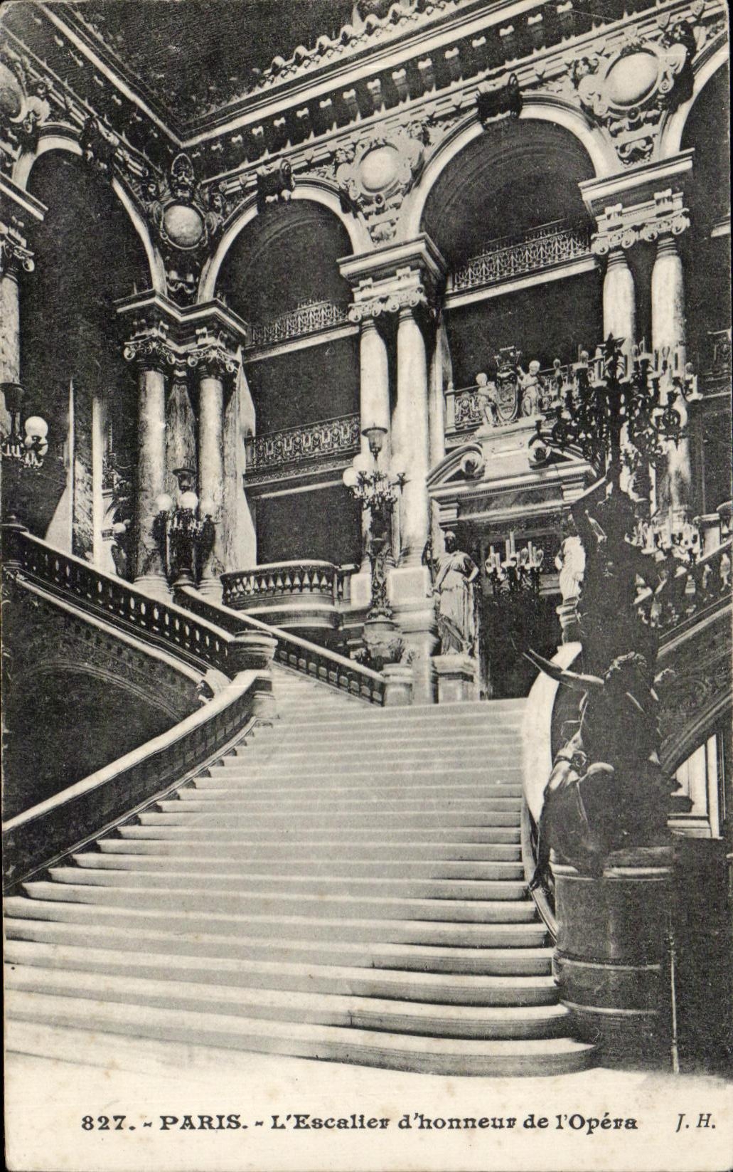 CPA Paris L Main staircase of the opera