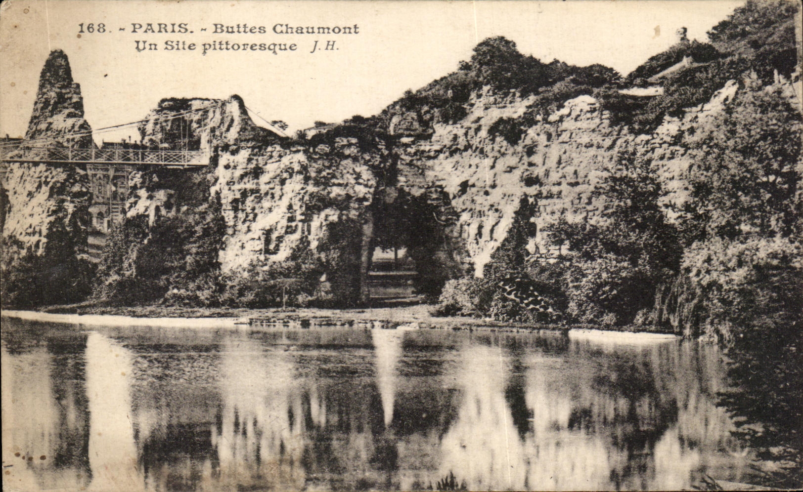 CPA Paris Chaumont Hillocks picturesque Sile