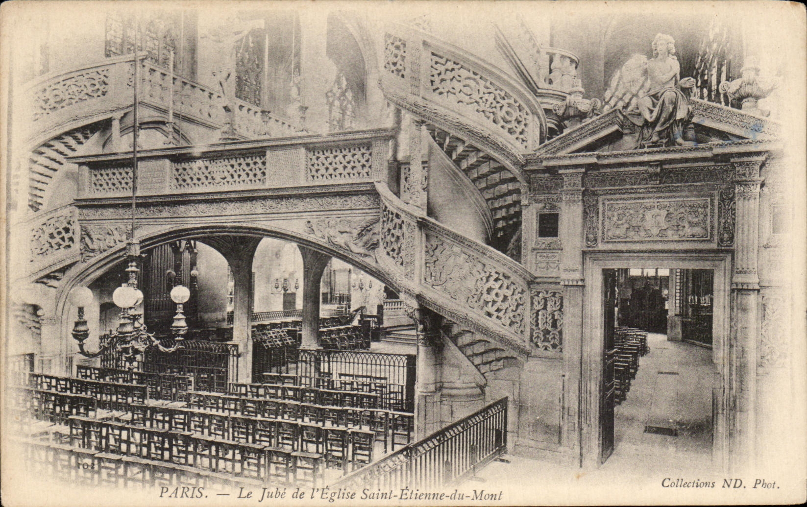 CPA Paris Jube Of the Church Saint Etienne Of the Mount