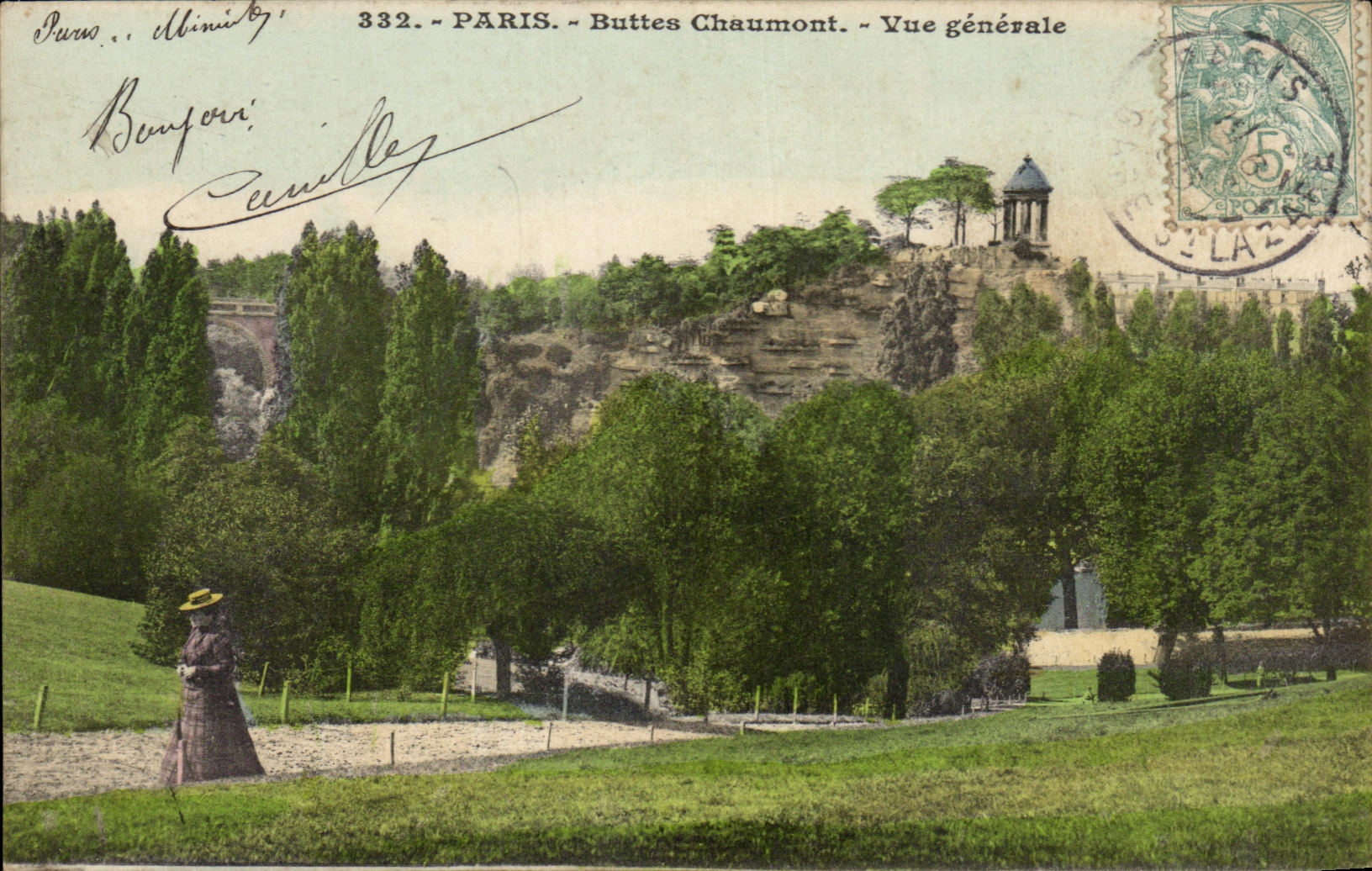 CPA Paris Chaumont Hillocks View
