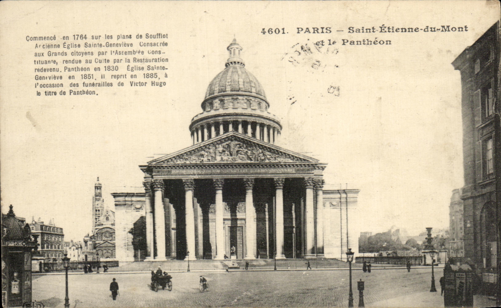 CPA Paris Saint Etienne Of the Mount And the Pantheon