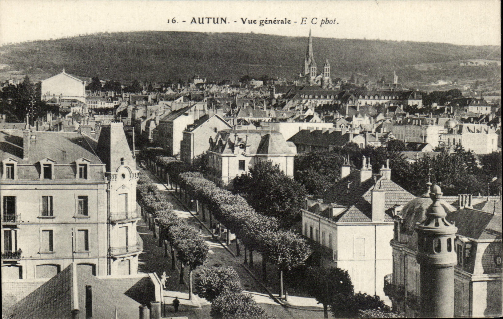 CPA Autun Vue generale E C phot