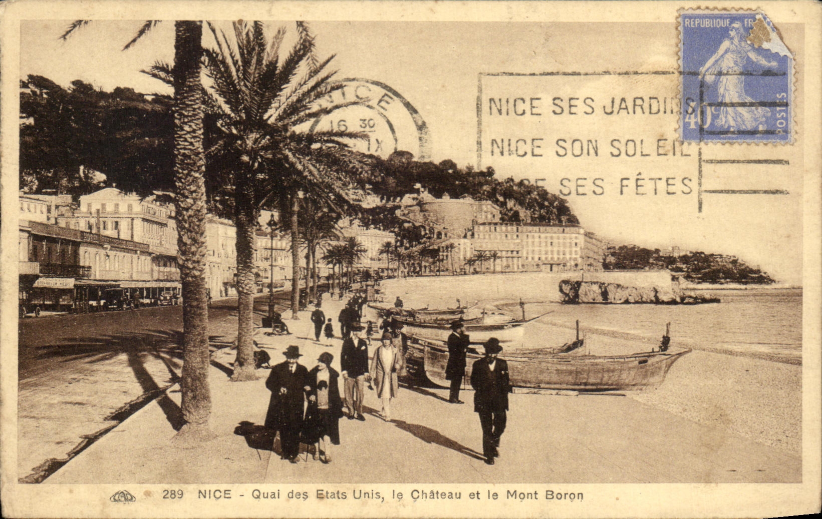 CPA Nice Qual of the United States the Castle and the Boron Mount