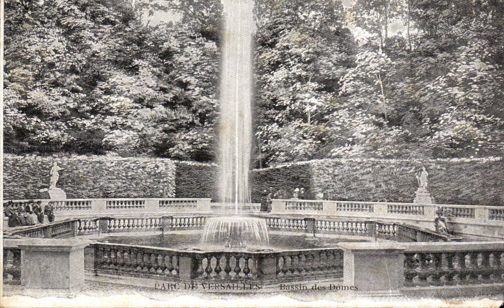 CPA Parc De Versailles Bassin des Domes