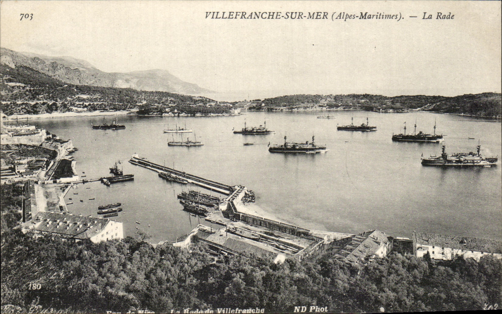 CPA Villefranche Sur Mer La Rade Bateaux