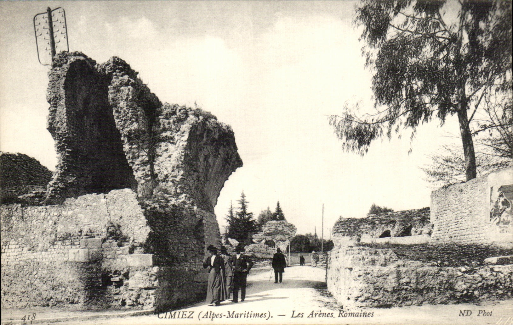 CPA Cimiez Les Arenes Romaines