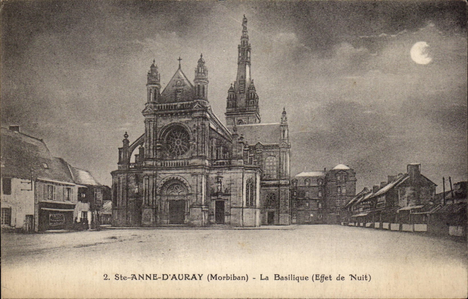 CPA co Anne D' Auray the Basilica
