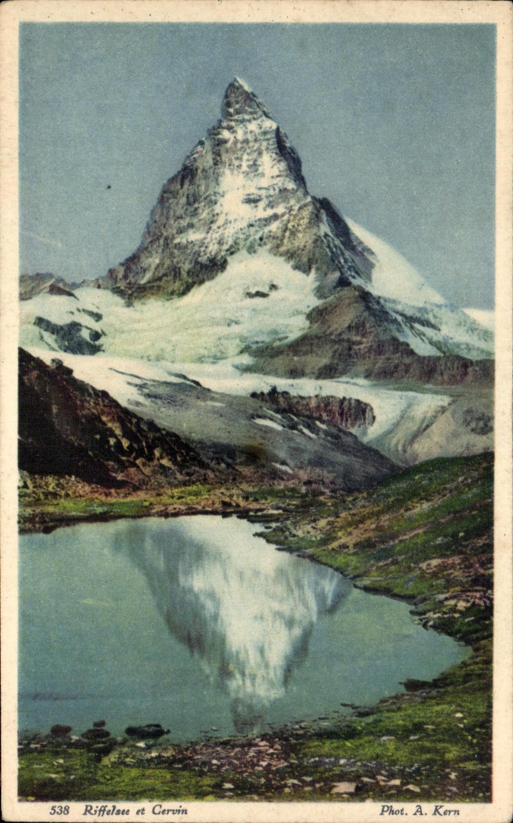 CPA Riffelsee Et Cervin