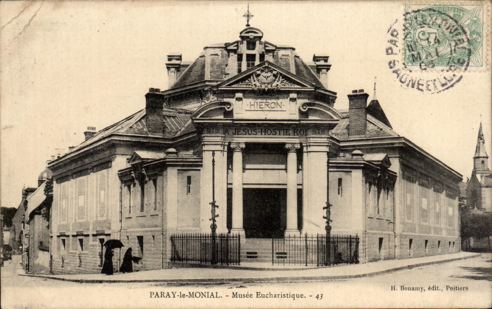 CPA Paray Monial Eucharistique Museum