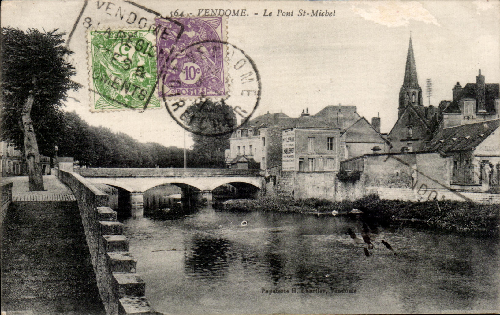 CPA Vendome Le Pont St Miechel