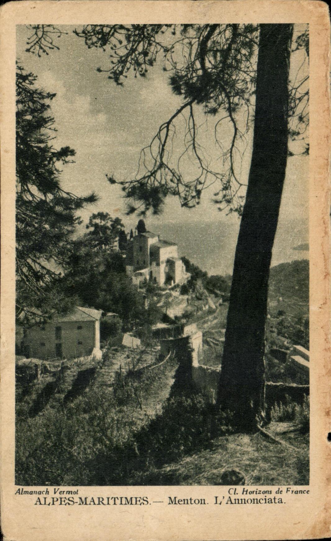 CPA Alpes Maritimes Menton L'Annonciata