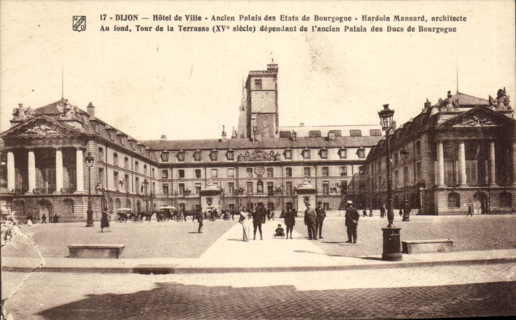 CPA Dijon Hotel de Ville Ancien Palais des Etats de Bourgogne