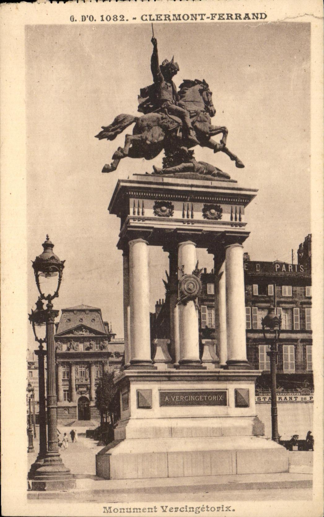 Monumento de CPA Clermont-Ferrand Vercingetorix