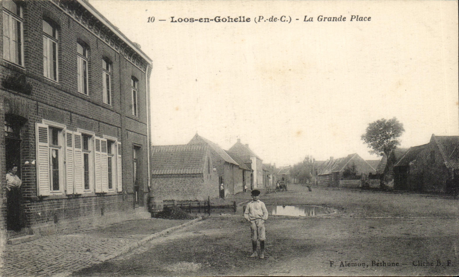 CPA Loos En Gohelle La Grande Place