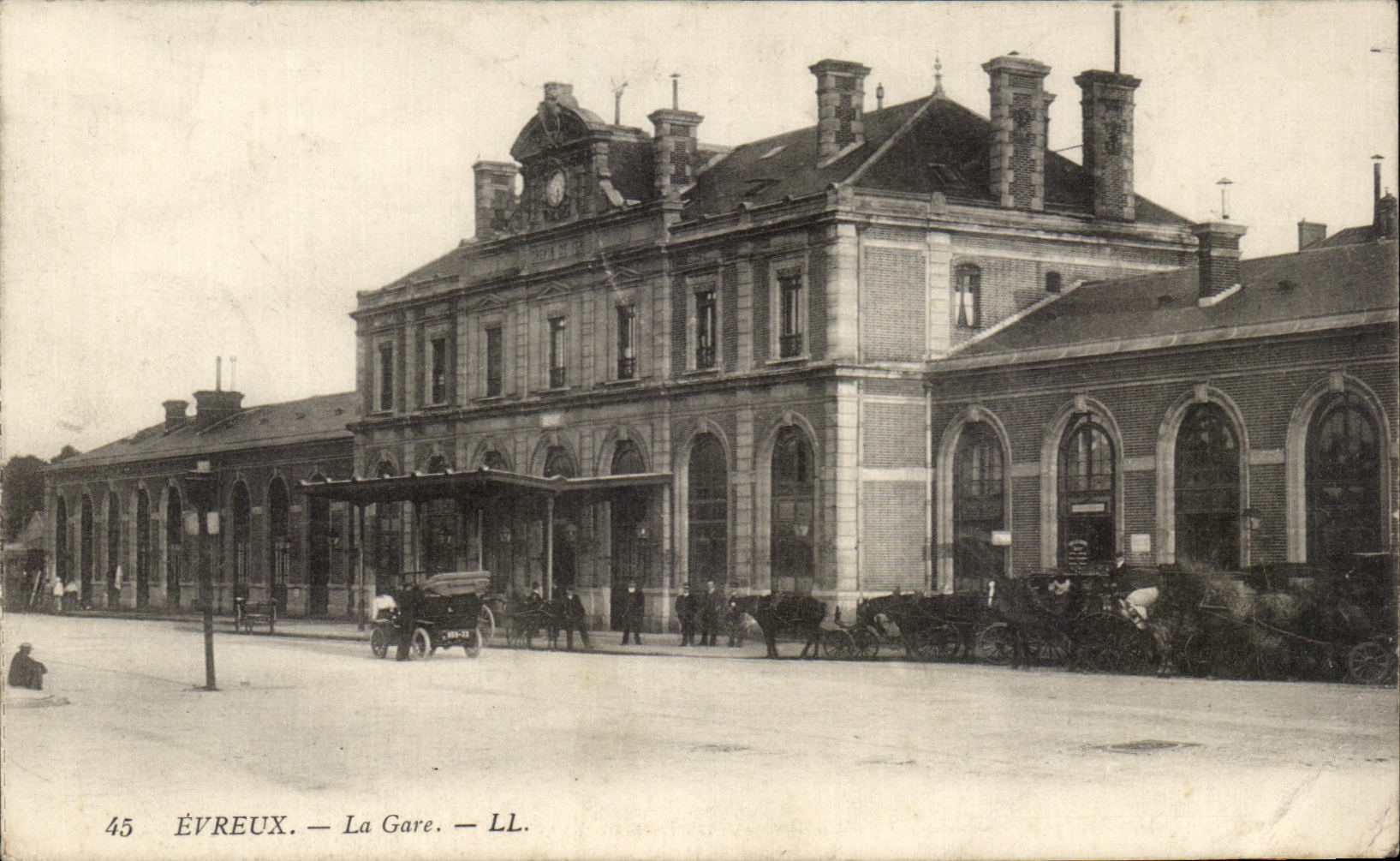 Estacion de tren de CPA Evreux