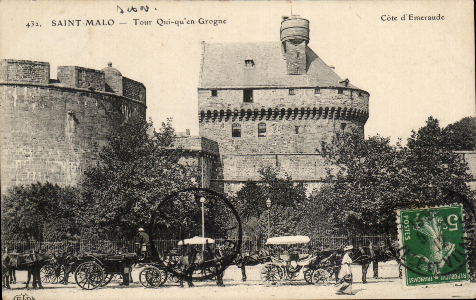 CPA Saint Malo Tour Which that in Grogne Emerald Dimensions