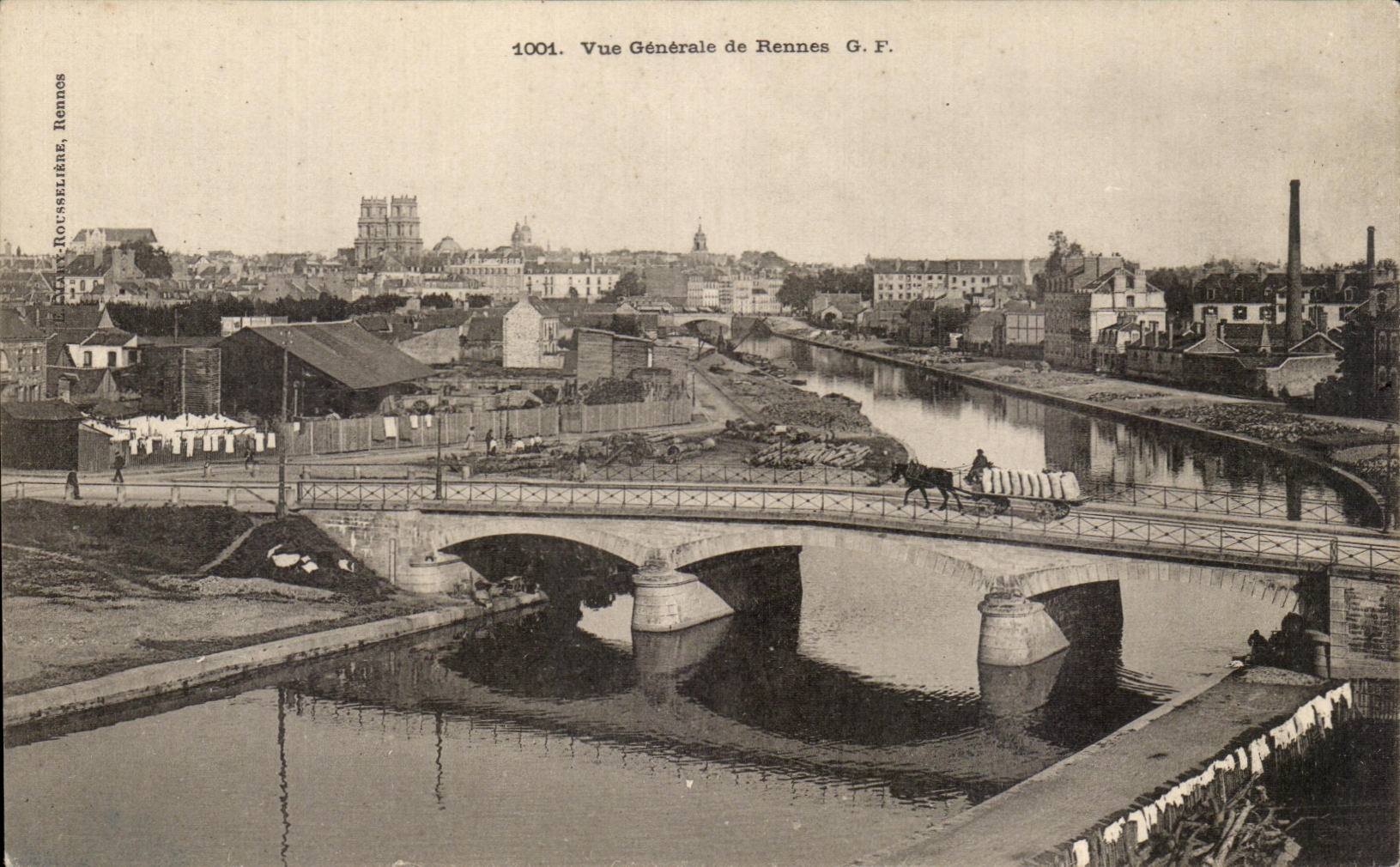 CPA Vue Generale de Rennes