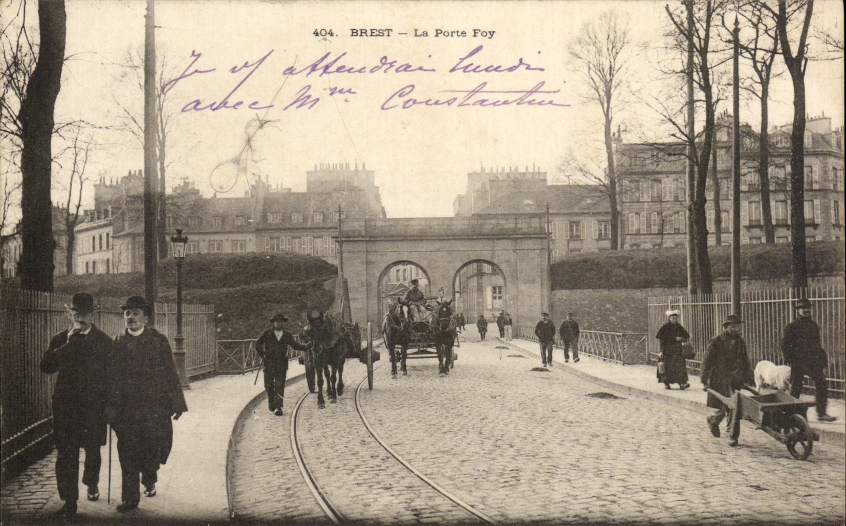 CPA Brest La Porte Foy