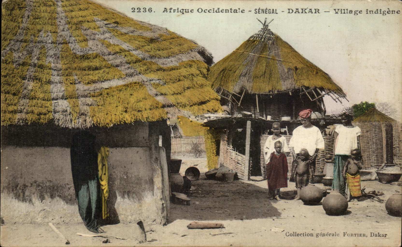 CPA Western Africa Sengal Dakar Village indigenous