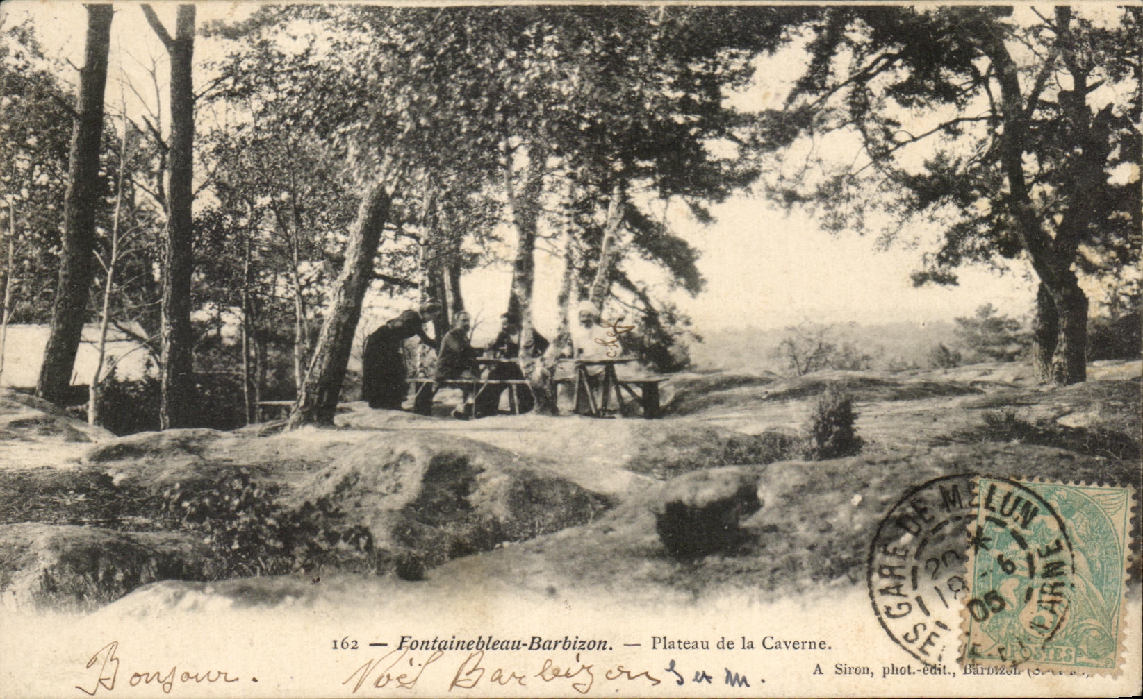 CPA Fontainebleau Barbizon Plateau de la Caverne
