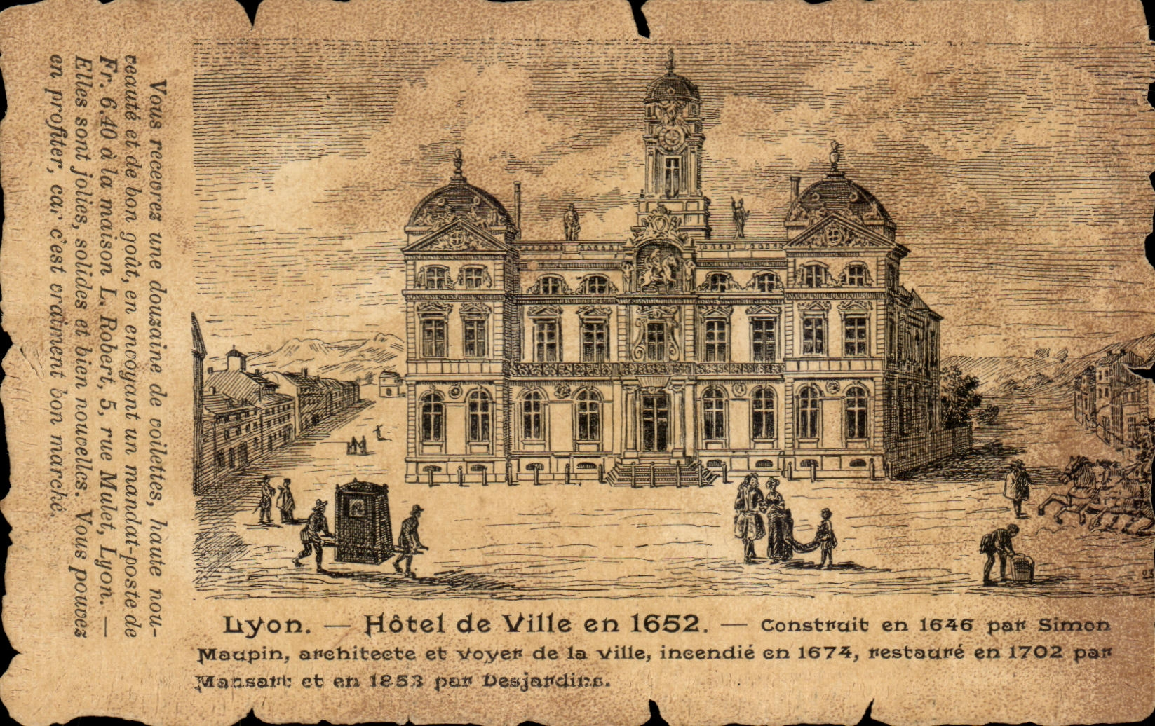 CPA Lyon Town hall In 1652