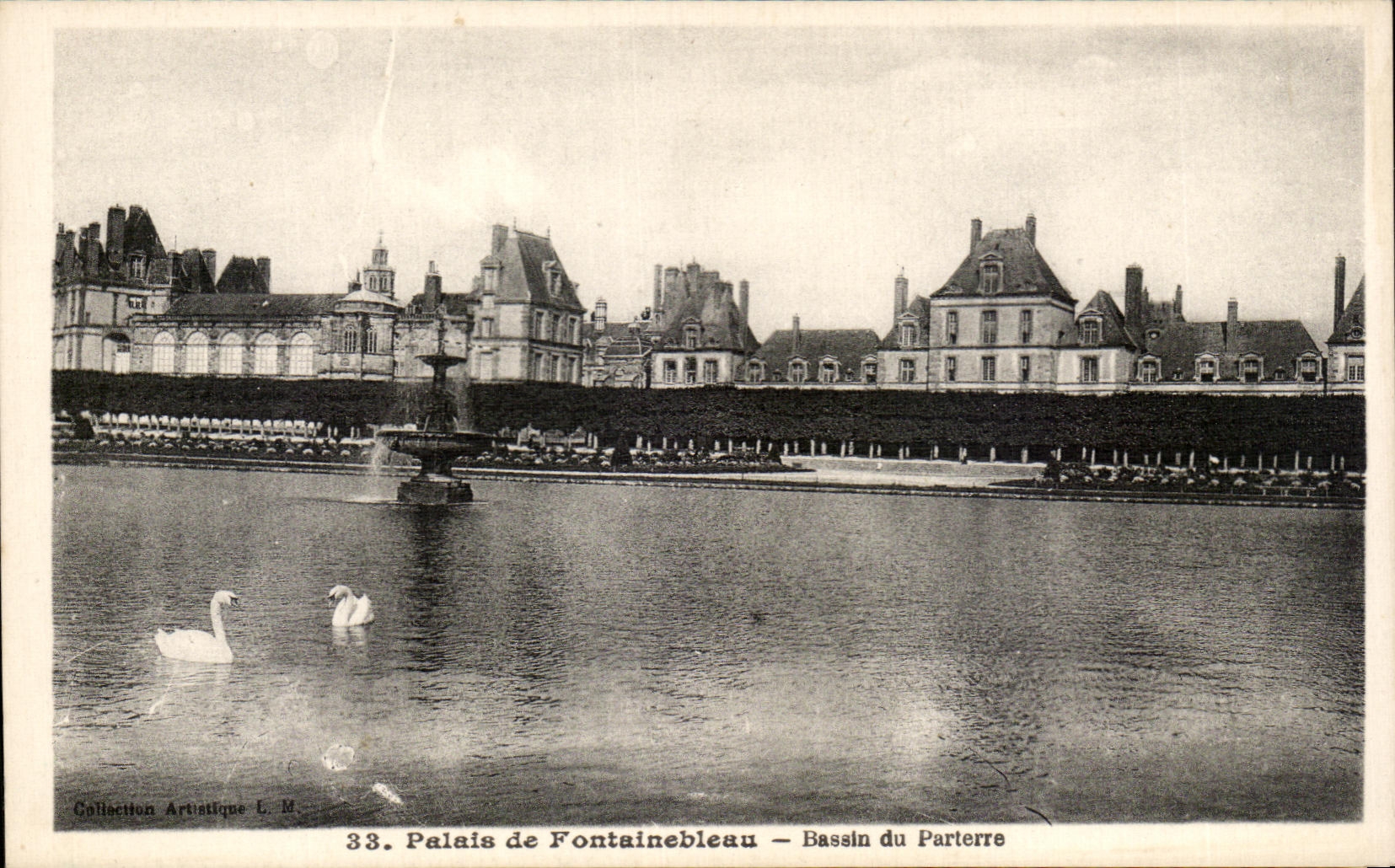CPA Palais De Fontainebleau Bassin Du Parterre