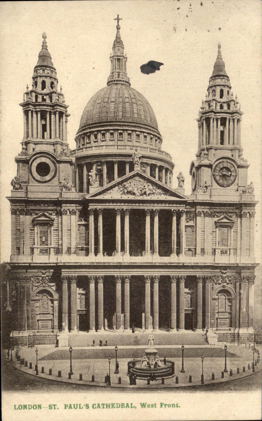 CPA London St Paul' S Cathedral West Face