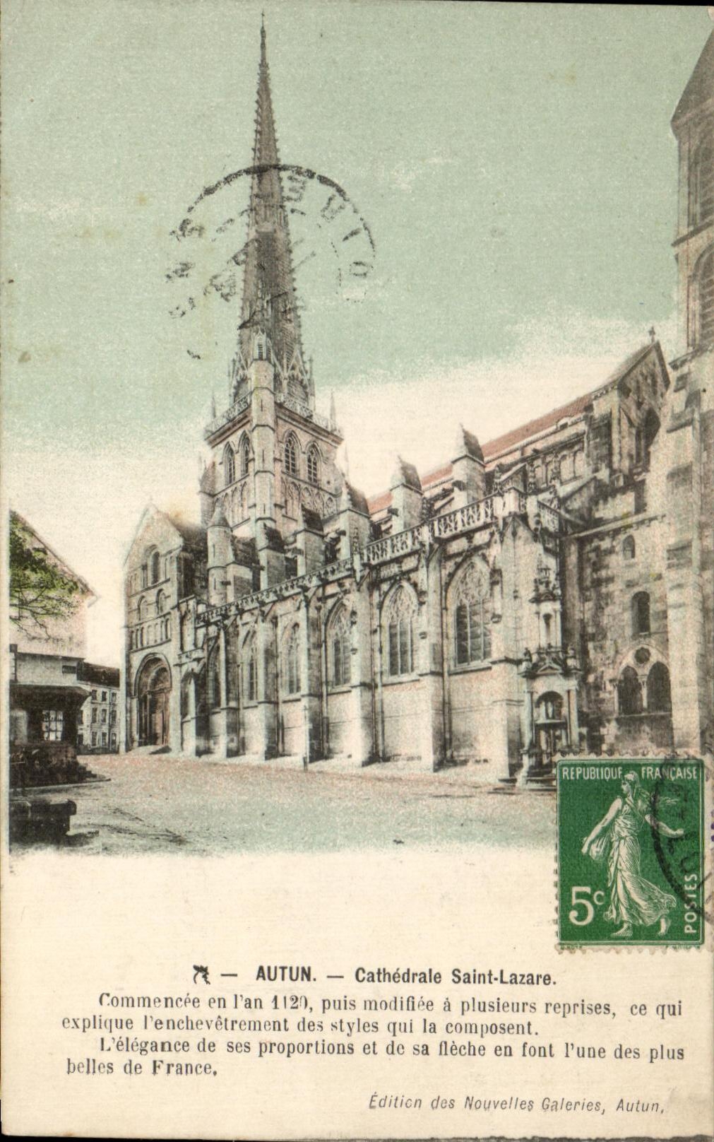 CPA Autun Cathedrale Saint Lazare