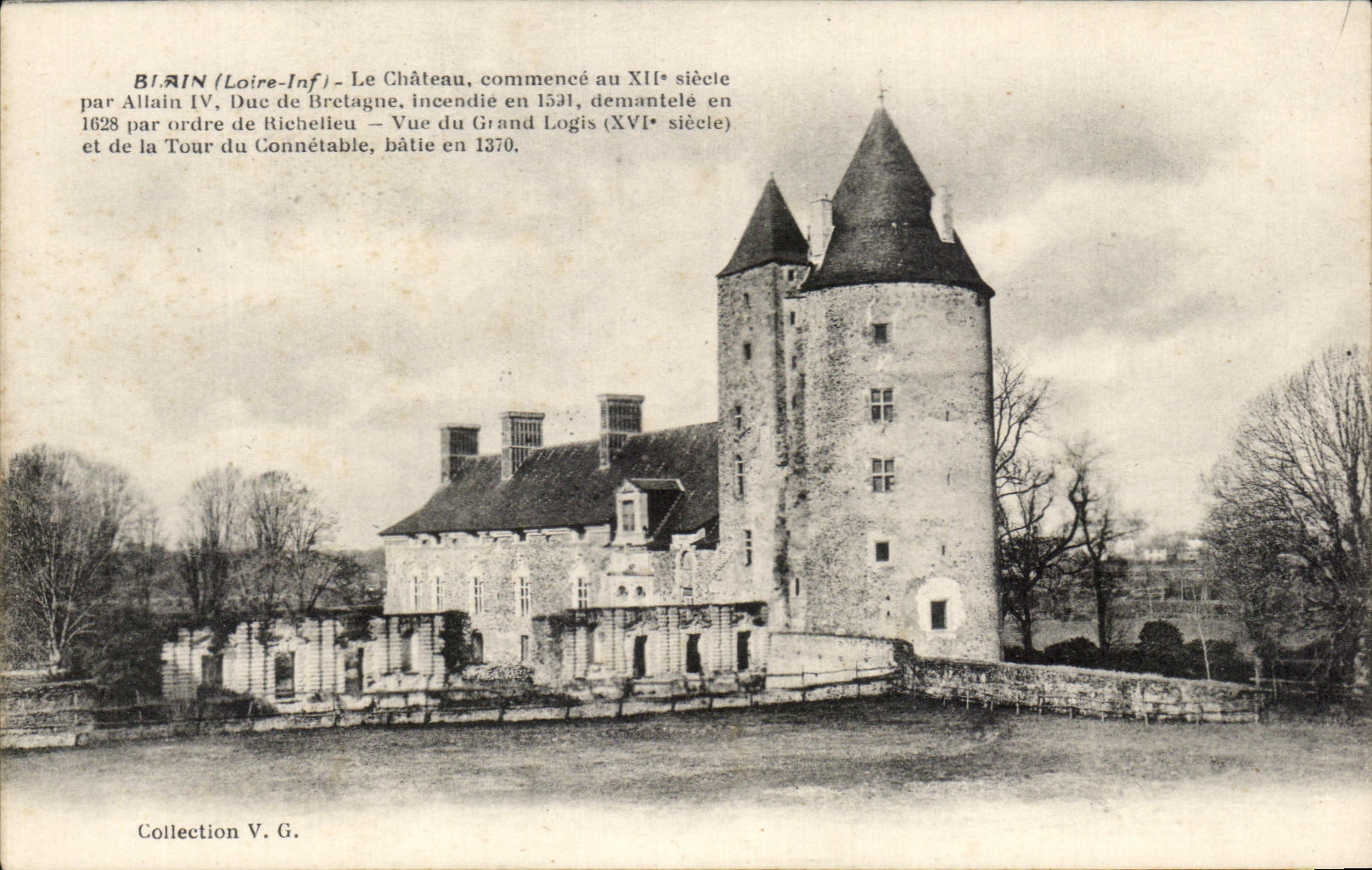 CPA Blain Le Chateau Commence au sleele par Allain Duc de Bretagne