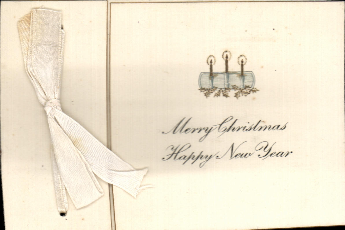 CPA Merry Christmas Happy New Year Christmas