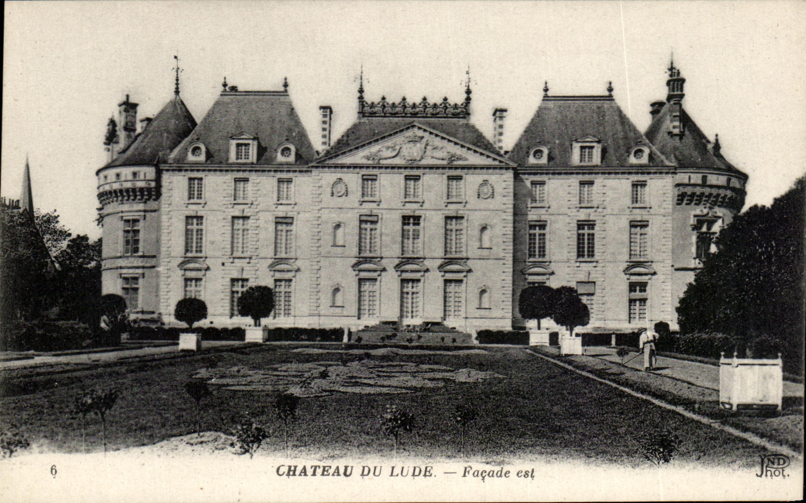 CPA Castle of Lude Facade is