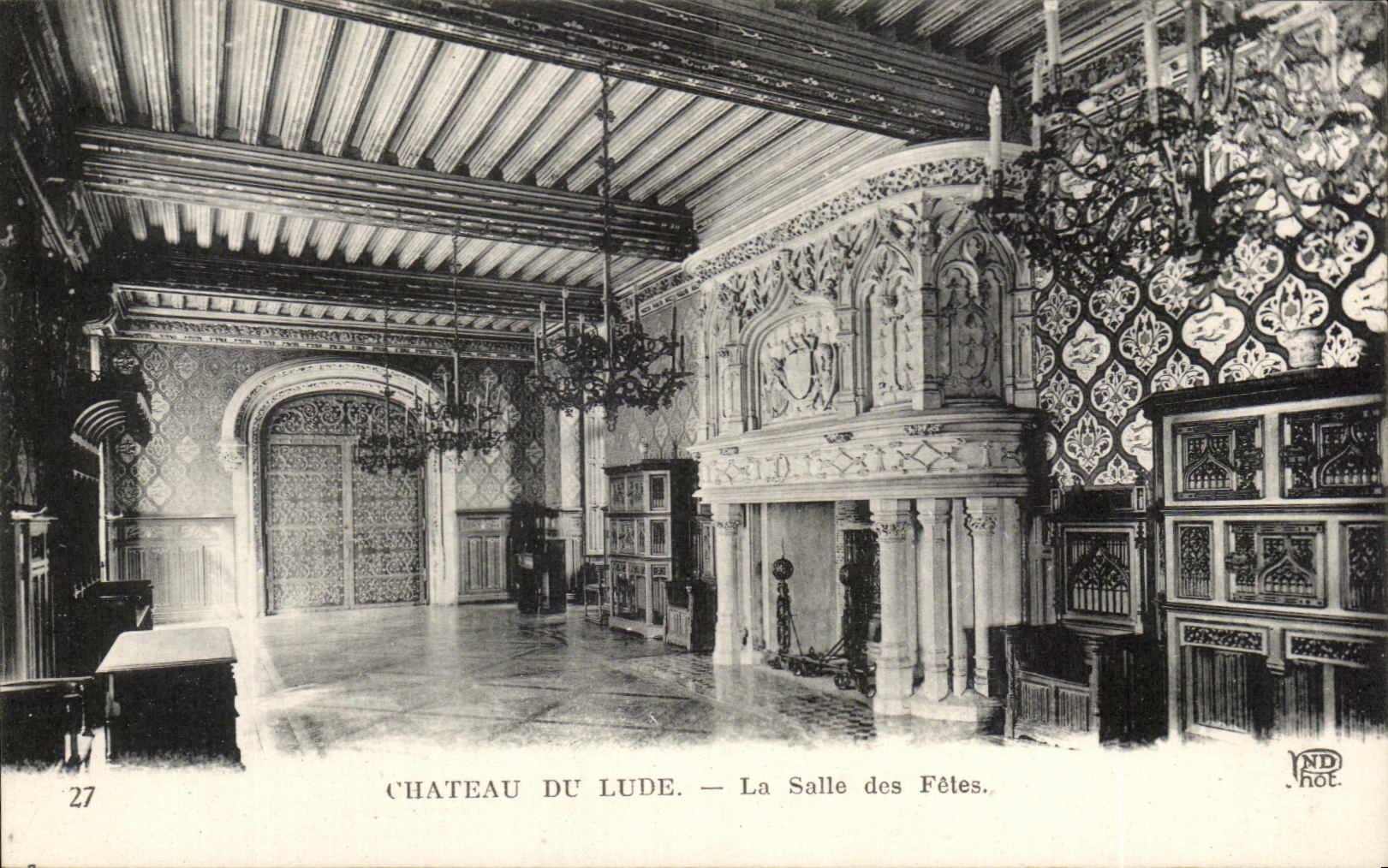 CPA Castle Of Lude the Village hall