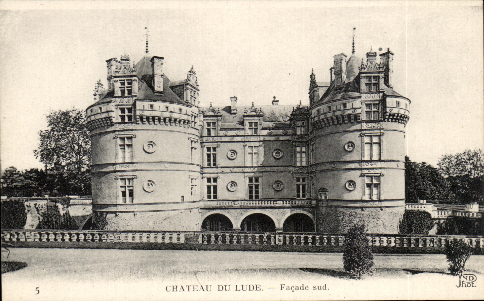CPA Castle Of Lude southern Frontage