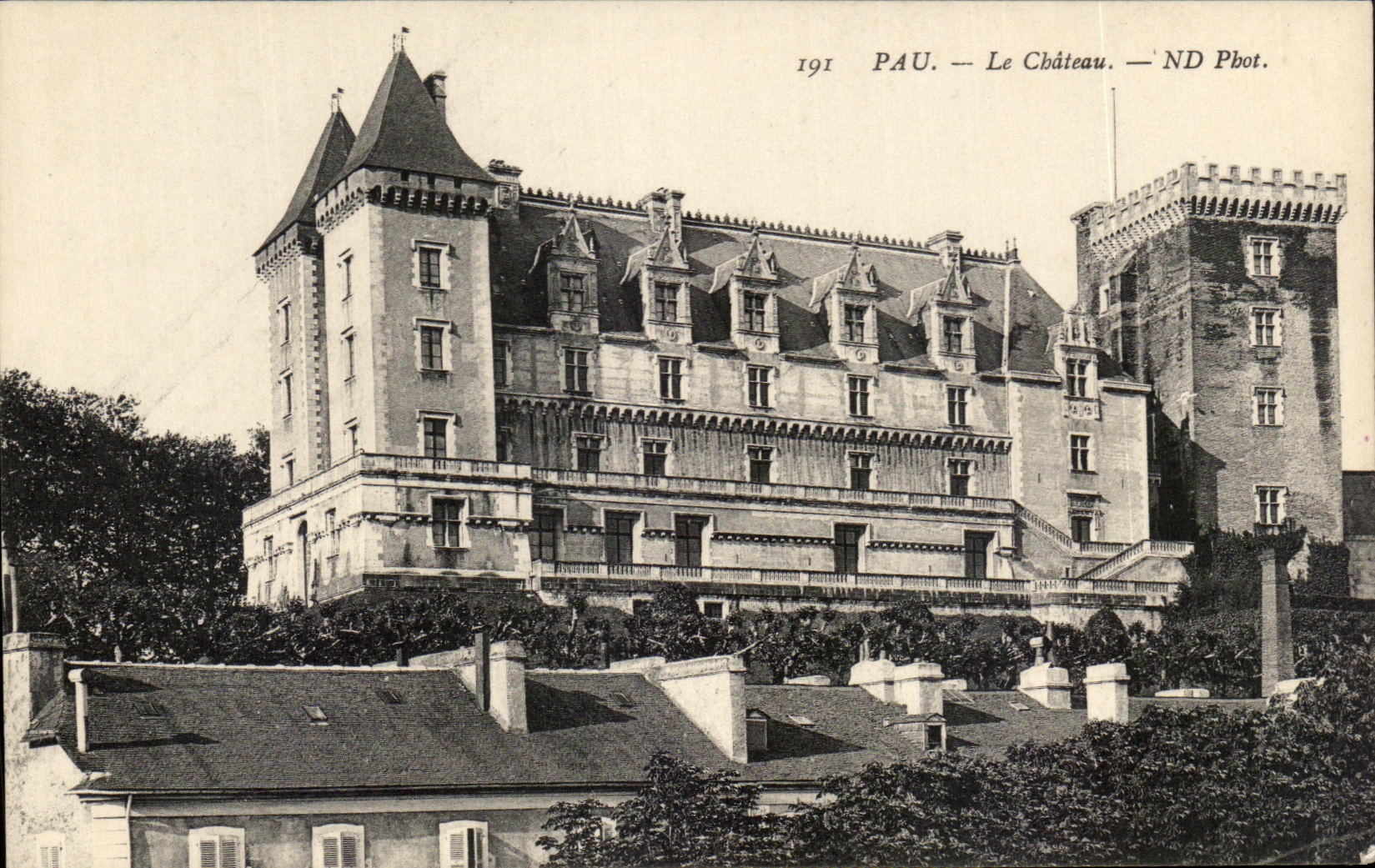 CPA Pau the Castle ND Phot