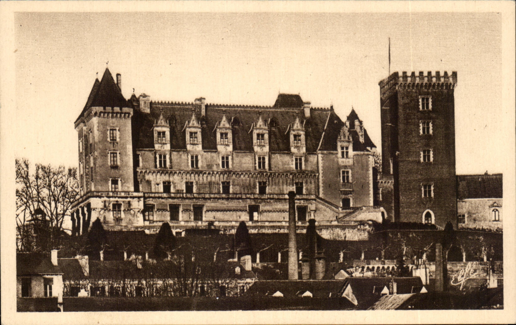 CPA Pyreners Pau Ocean the Hemri Castle