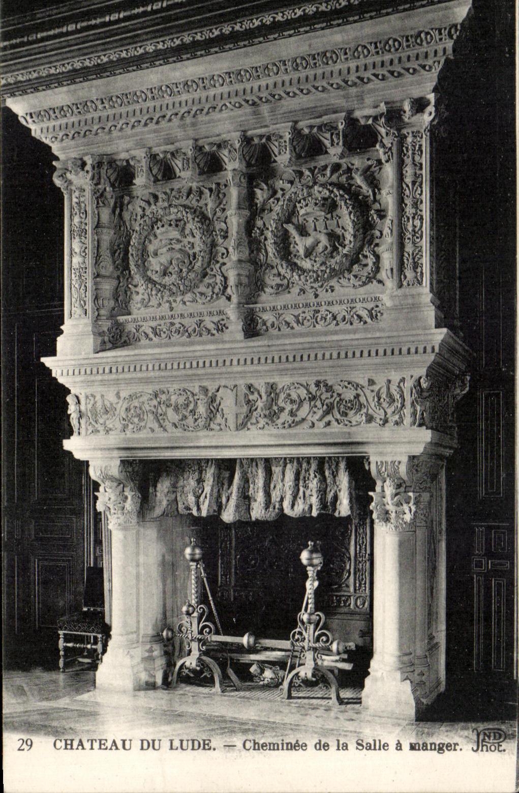 CPA Castle Of Lude Chimney of Dining room