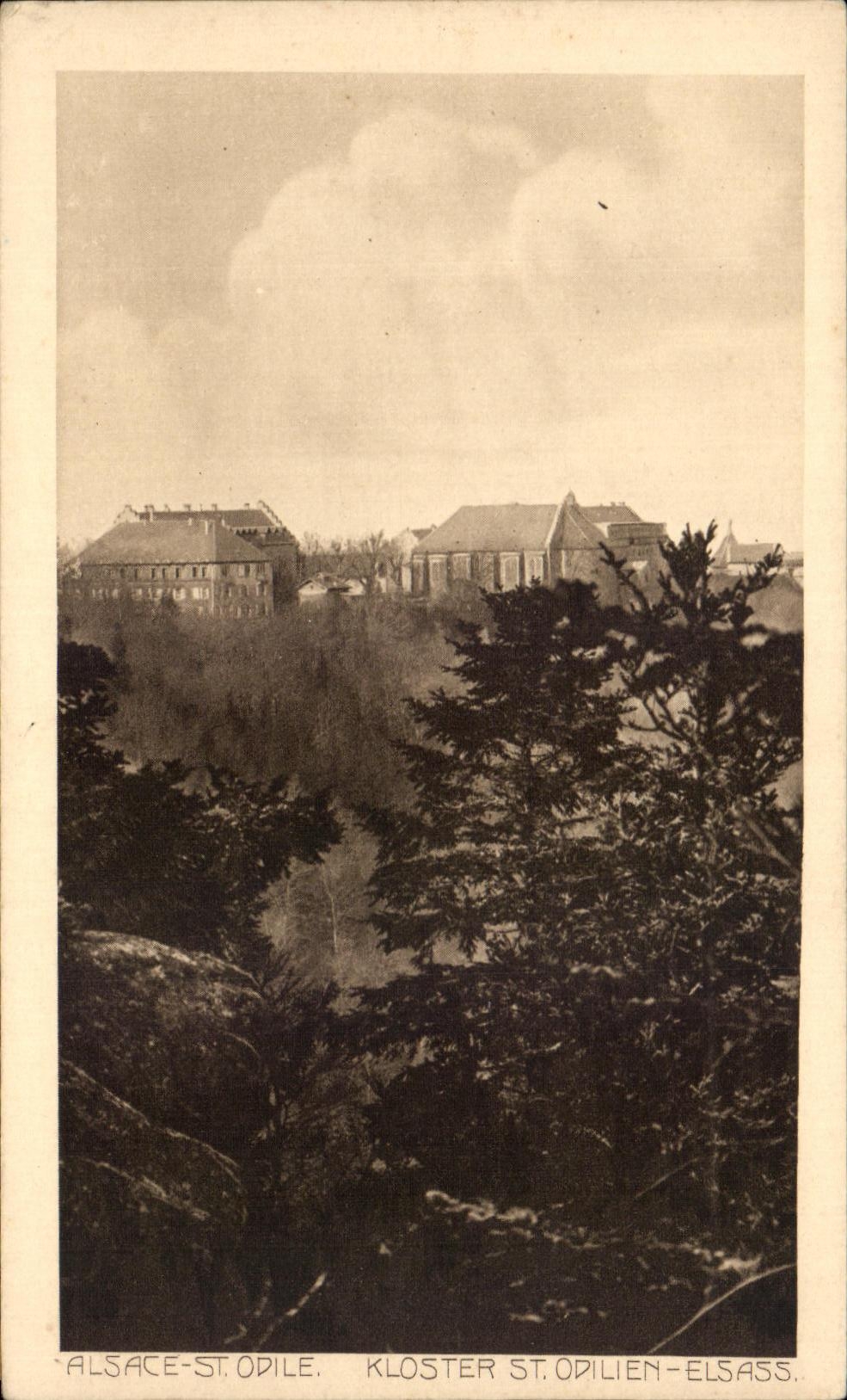 CPA Alsace St Odile Kloster St Odilien Elsass